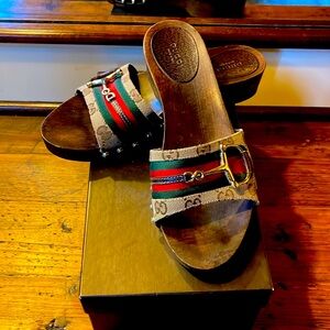 Gucci Horse-bit Slides